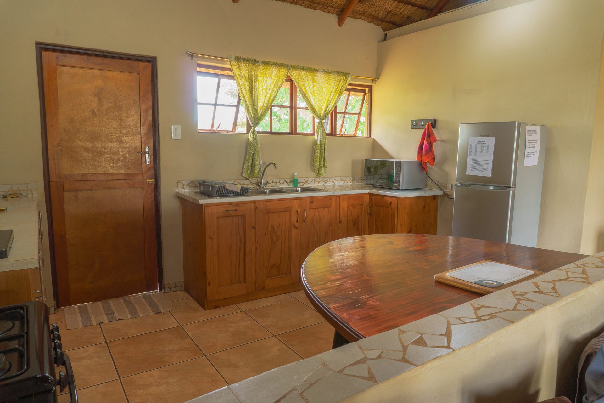 Lounge in 7-sleeper family chalet at Gallery Inn Bela Bela