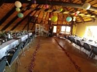 Decorated event venue at Gallery Inn Bela Bela functions